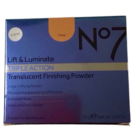 No. 7 Lift & Luminate Triple Action Translucent Finishing Powder, (Deep) (NWT) - Picture 4 of 7